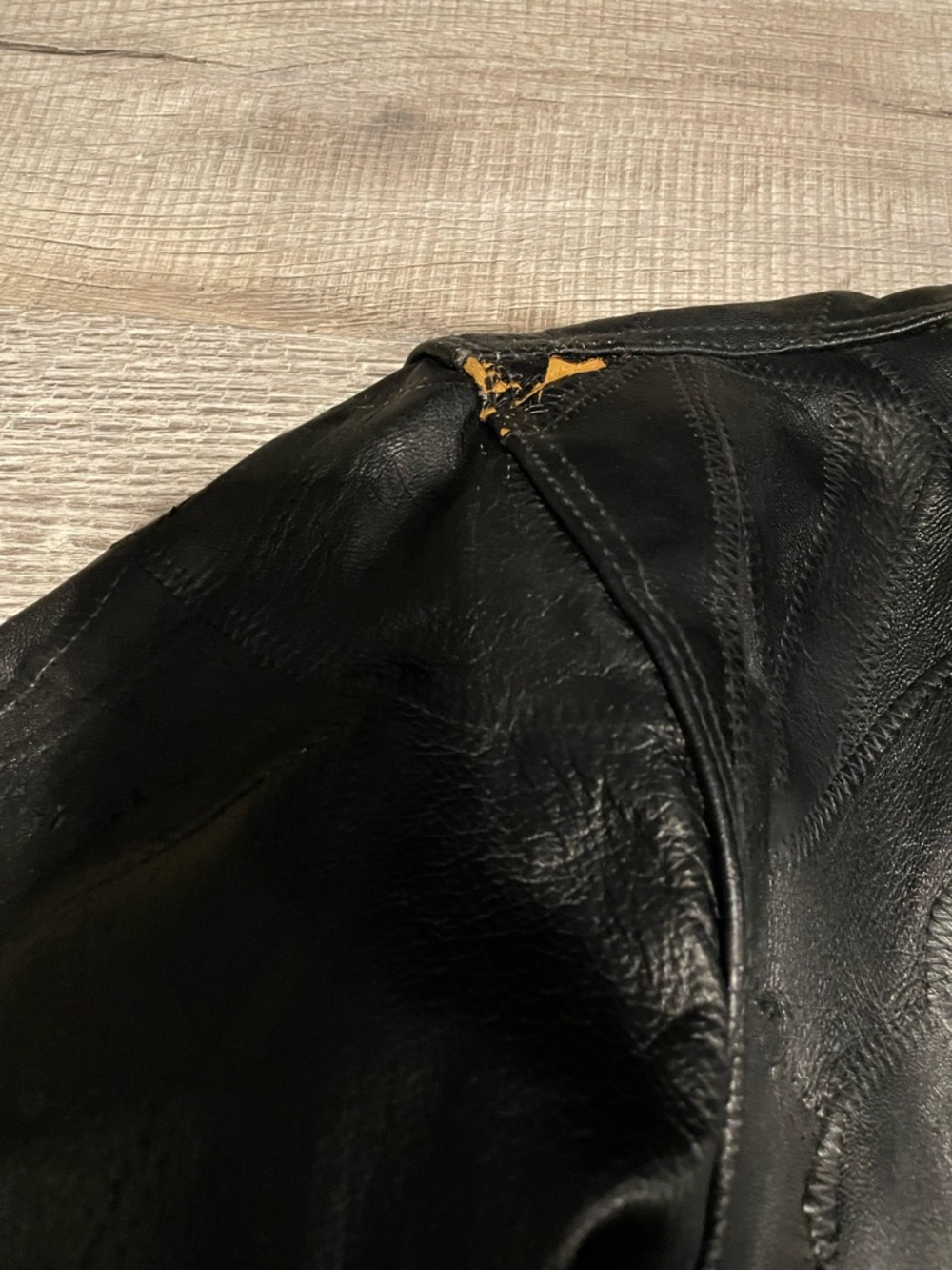 Vintage Maxam Brand Genuine Leather Top Grain Lambskin Black Full Zip Large - Picture 4 of 13
